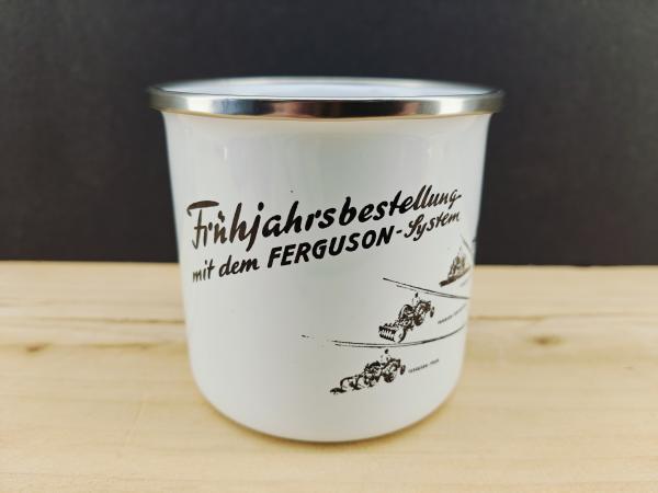 Ferguson System Massey MF Emaille Tasse